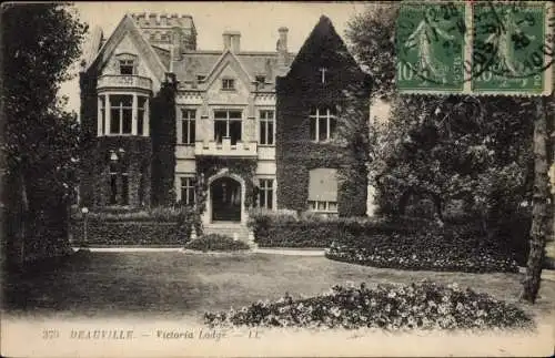 Ak Deauville Calvados, Victoria Lodge