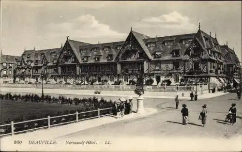 Ak Deauville Calvados, Normandy-Hotel