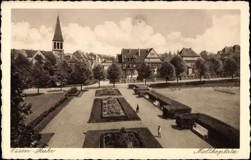 Ak Essen im Ruhrgebiet, Moltkeplatz