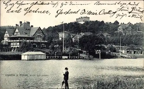 Ak Essen im Ruhrgebiet, Blick auf Villa Hügel