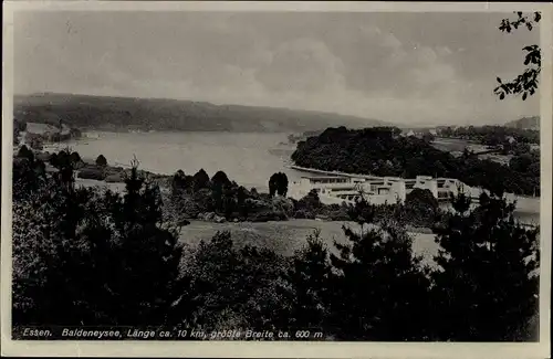 Ak Essen im Ruhrgebiet, Baldeneysee