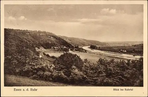 Ak Essen im Ruhrgebiet, Ruhrtal