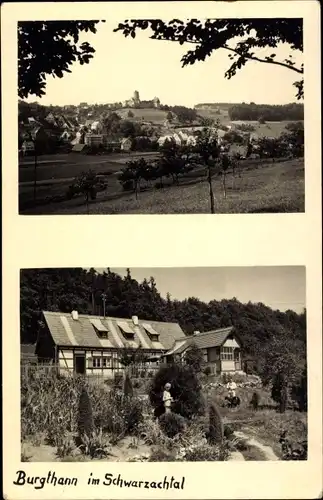 Foto Ak Burgthann im Nürnberger Land, Ort im Schwarzachthal, Fachwerkhaus