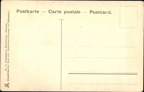 Scherenschnitt Ak Konewka, Paul, Pyramus, Sommernachtstraum