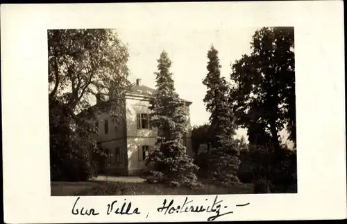 Foto Ak Dresden Hosterwitz, Villa