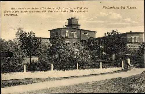 Ak Maxen Müglitztal in Sachsen, Berg Finckenfang, Gasthaus