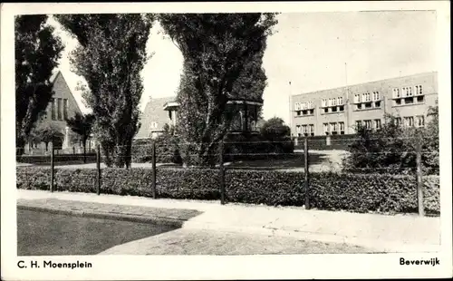 Ak Beverwijk Nordholland Niederlande, C. H. Moensplein