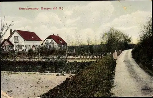 Ak Bergen Nordholland Niederlande, Russchenweg