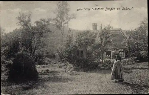 Ak Bergen Nordholland Niederlande, Boerderij