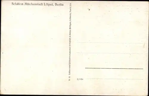 Ak Schäfers Märchenstadt Liliput, Berlin, Gruppenportrait