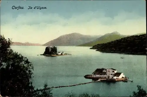Ak Korfu Griechenland, Ile d'Ulysse