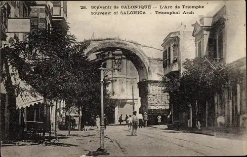 Ak Thessaloniki Griechenland, L'Arc de Triomphe