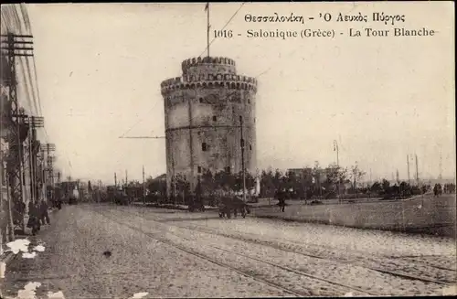 Ak Thessaloniki Griechenland, La Tour Blanche