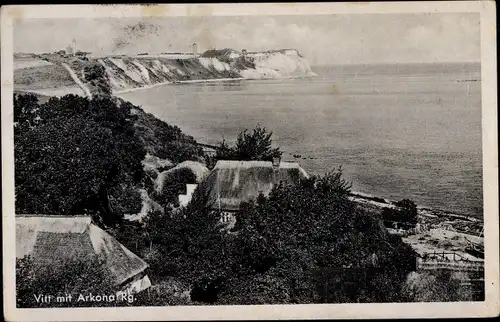Ak Vitt Putgarten auf Rügen, Küstenpartie mit Arkona