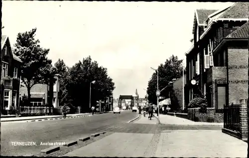 Ak Terneuzen Zeeland, Axelsestraat, Brücke