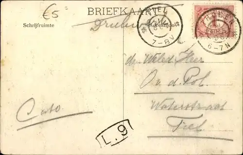 Ak Tholen Zeeland, Gezicht op "Buitenzorg"