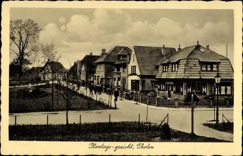 Ak Tholen Zeeland, Plantage-gezicht