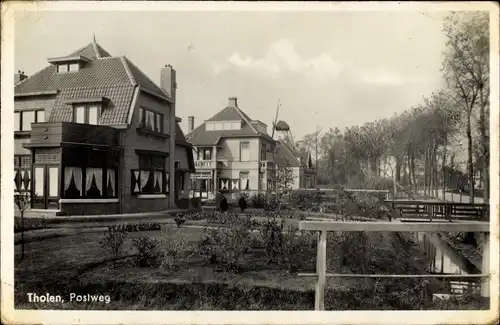 Ak Tholen Zeeland, Postweg