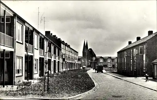 Ak Zierikzee Zeeland, Ravenslootstsraat, Pferdefuhrwerk