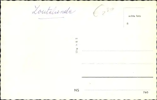 Ak Zoutelande Zeeland, N. H. Kerk