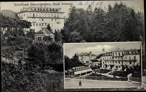 Ak Rheinfelden Kanton Aargau Schweiz, Hotel Schützen