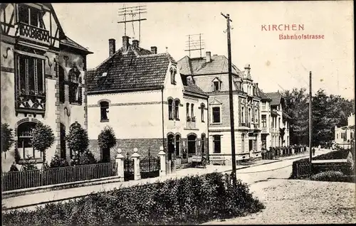 Ak Kirchen an der Sieg, Bahnhofstraße