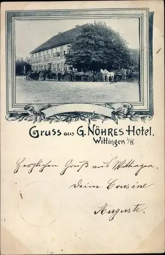 Passepartout Ak Wittingen in Niedersachsen, Hotel