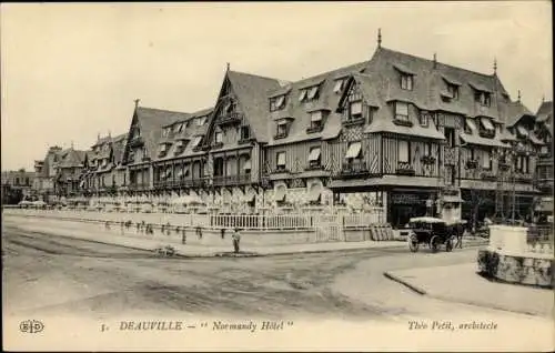 Ak Deauville Calvados, Normandy Hotel