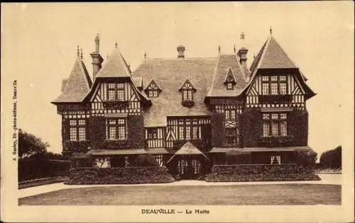 Ak Deauville Calvados, La Hutte