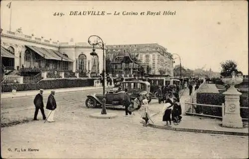 Ak Deauville Calvados, Le Casino, Royal Hotel