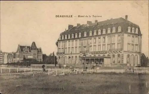 Ak Deauville Calvados, Hotel de la Terrasse