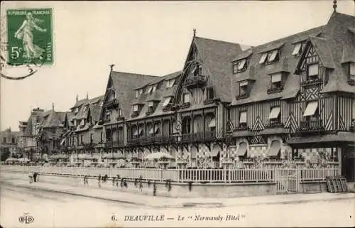 Ak Deauville Calvados, Le Normandy Hotel