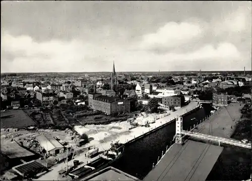 Ak Elmshorn in Holstein, Blick vom Kölln Silo auf die Stadt