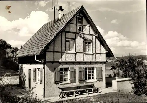 Ak Neckarmühlbach Haßmersheim in Baden, Frankenbacher Naturfreundehaus