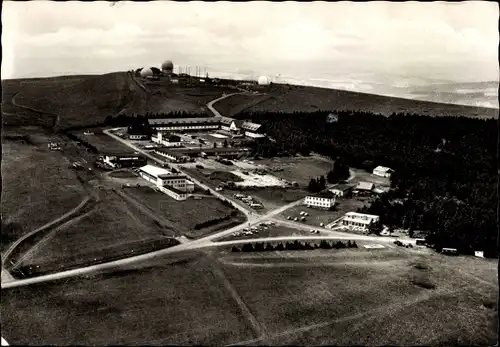 Ak Gersfeld in der Rhön Hessen, Wasserkuppe, Luftaufnahme