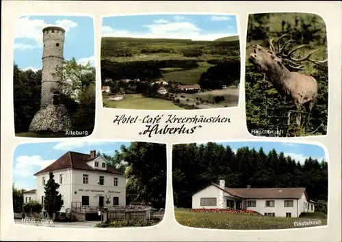 Ak Winterbach Soonwald Rheinland Pfalz, Hotel-Pension Haus Hubertus, Alteburg