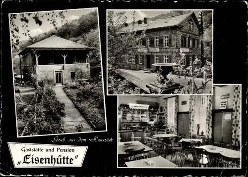 Ak Rheinböllen im Hunsrück, Gaststätte und Pension Eisenhütte