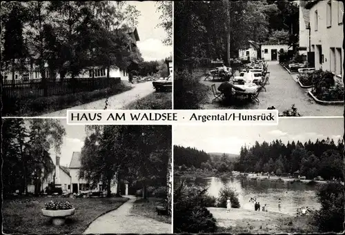 Ak Simmern im Hunsrück, Haus am Waldsee im Argental