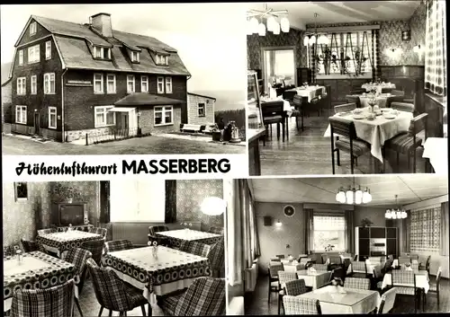 Ak Masserberg in Thüringen, Erholungsheim, Innenansicht