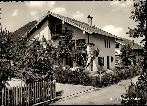 Ak Ruhpolding in Oberbayern, Haus Schweinöster