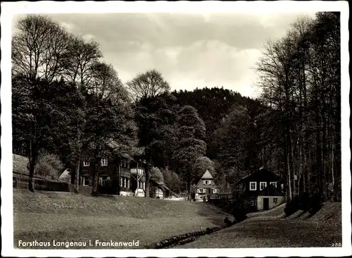 Ak Langenau im Frankenwald, Forsthaus