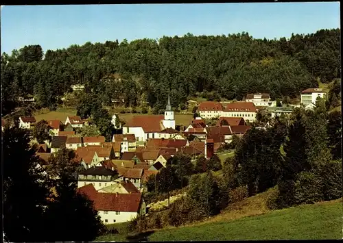 Ak Obertrubach Fränkische Schweiz, Panorama vom Ort