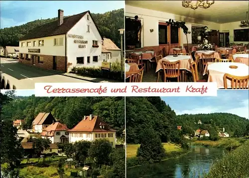 Ak Rupprechtstegen Hartenstein an der Pegnitz Mittelfranken, Konditorei-Terrassencafe Kraft