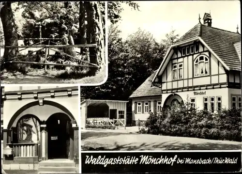 Ak Elgersburg in Thüringen, Waldgaststätte Mönchhof