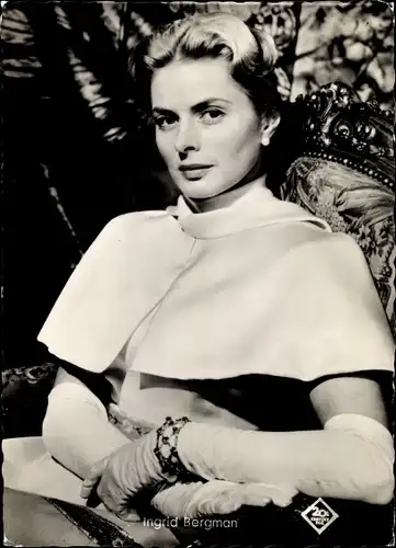 Ak Schauspielerin Ingrid Bergman, Portrait, Anastasia