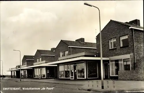 Ak Swifterbant Flevoland, Winkelcentrum de Poort