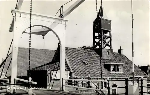 Ak Hindeloopen Friesland, Hebebrücke, Hafenanlagen