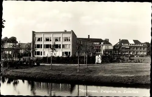 Ak Heerenveen Friesland, Ziekenhuis, Zusterhuis, Kanal, Park