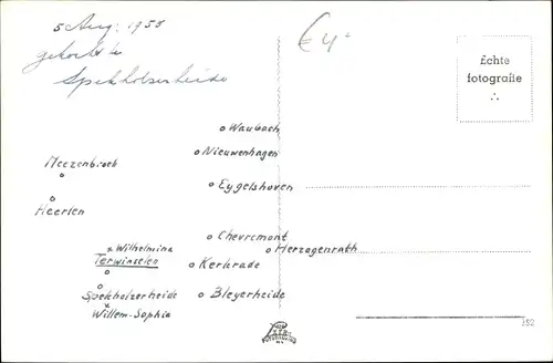 Ak Terwinselen Limburg, Overzicht Staatsmijn Wilhelmina, Traktor, Getreideernte, Kohlemine