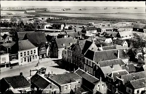 Ak Sint Maartensdijk Zeeland Niederlande, Panorama, Vogelschau